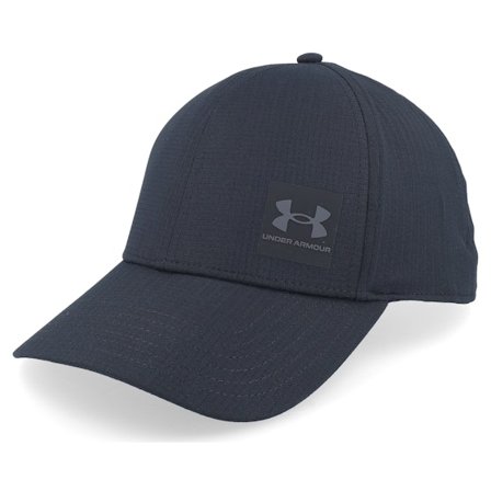 Under Armour - Sort adjustable Kasket - Iso-chill Armourvent Black Adjustable @ Hatstore