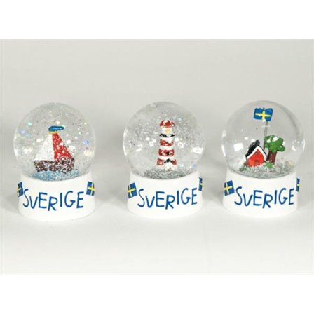 Sverige Suvenir Snøkule - Trademan