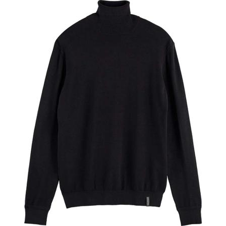 Scotch & Soda Klassisk rullekrave pull Sort, Herre Rullekraver