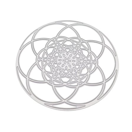 Sirkel Metallskjærende Stanser Stencil Scrapbooking Diy Album Stempel Papirkort Embossing Dekor Håndverk