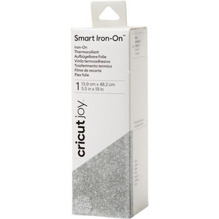 Cricut Silver Glitter Iron-on Roll - 13,9 x 48cm