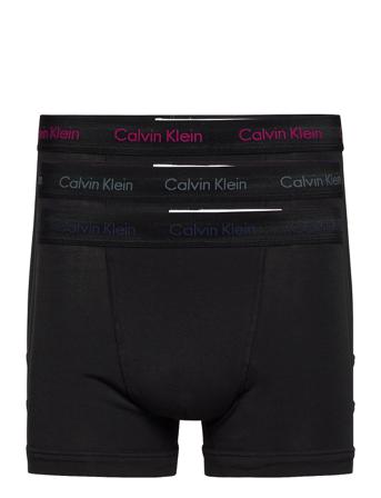 Trunk 3Pk Boksershorts Blå Calvin Klein