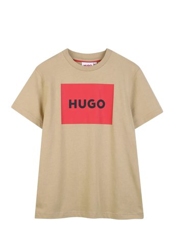 Hugo Kids T-Shirt - Beige - 138