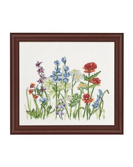 Stickpackung Bild Wildblumen