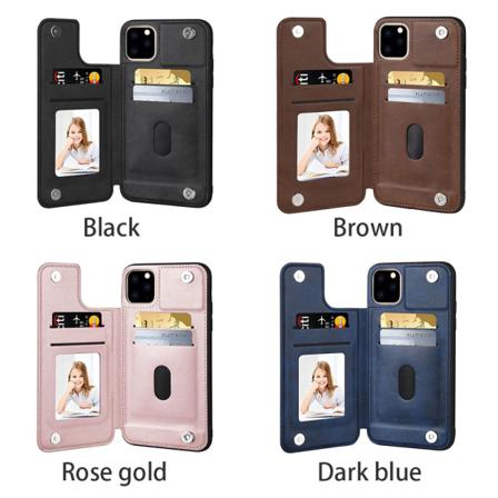 Genomtänkt Hanman Skal Med Korthållare - Iphone 11 Pro Max Roséguld