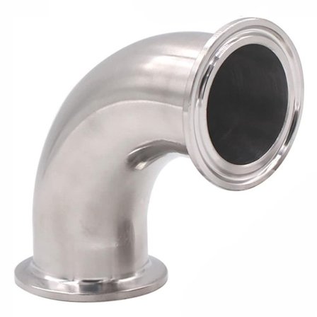 1 stk 1,5" rør OD sanitær ferrule albue 90 graders rørfitting