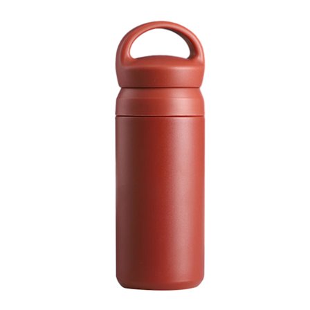 350ml/500ml enkel isolerad flaska med handtag Återanvändbar värmetålig flaska för hemmabilkontor