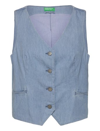 Waistcoat Blue United Colors Of Benetton