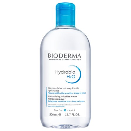 BIODERMA Hydrabio H2O Soluzione micellare struccante e idratante 500ml - Acqua detergente viso