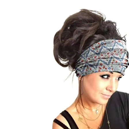 Leveä hiuspanta Jooga-pääpanta 4 4