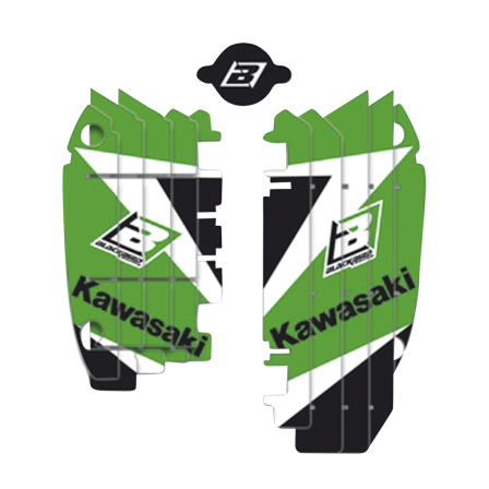Radiatorbeschermingsstickers Blackbird - Kawasaki KX 450F 2012-2015
