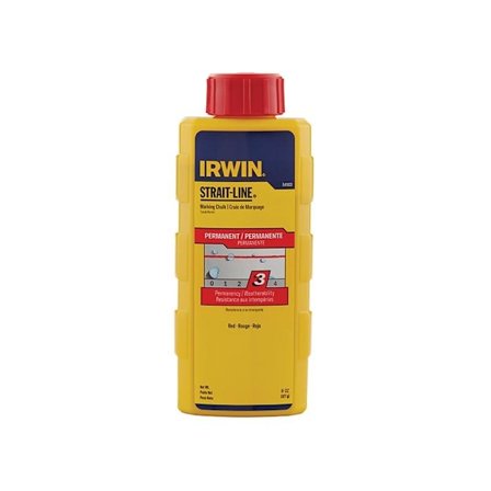 Irwin Strait-line Kritpulver Refill 227g (8oz) röd