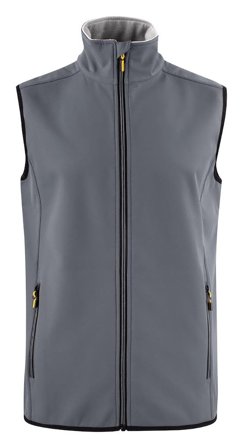 Printer Trial Vest Softshellväst Stålgrå Stålgrå, Kläder