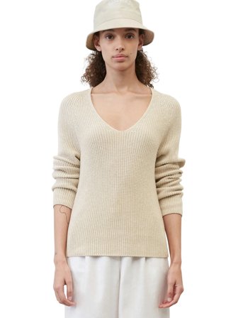 Marc O'Polo Pullover Long Sleeve - Beige - XL