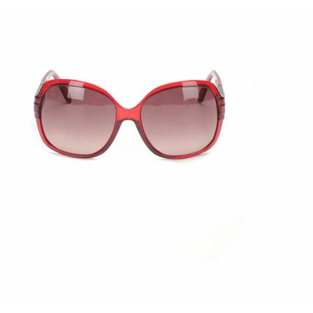 Gucci Vintage, Pre-owned GG Oversized Tinted Sungles Rood, Dames, Maat:ONE Size