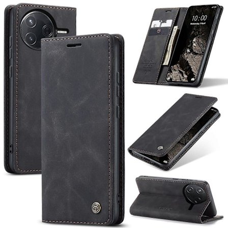 Til Xiaomi Poco F7 Ultra 5G/ Xiaomi Poco F7 Pro 5G Wallet Case PU Læder Telefon Cover Stativ