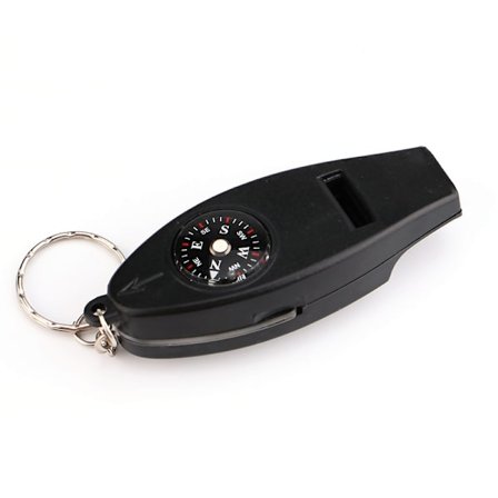 Multifunktionell 4-1 Nyckelring Kompass Termometer