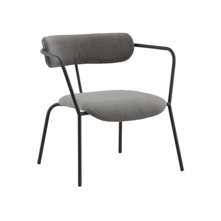 Duffy loungestol, fløjl - 68x67x69 - Lænestol