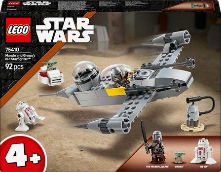 Lego Star Wars Mando og Grogus N 1 Stjernejager 75410, Børn & Forældre, Motorik & Bevægelse, Klodser Og Stabletårne