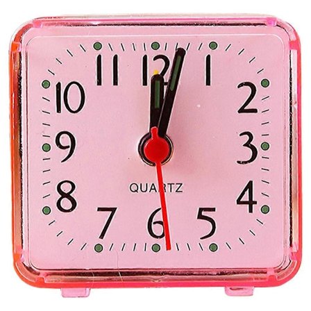 Student väckarklocka modeklocka söt klocka sovrum sängbord plast elektronisk klocka [Db]