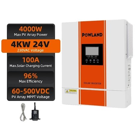 Solcelle Inverter, Off-Grid Kapacitet, MPPT Teknologi, ISolar-SMG-II-4KW-WIFI