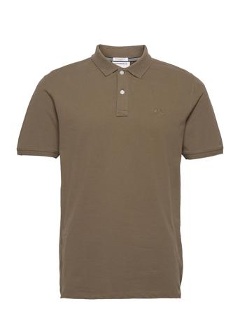 Polo Tee S/S Polos Short-sleeved Grön Lindbergh