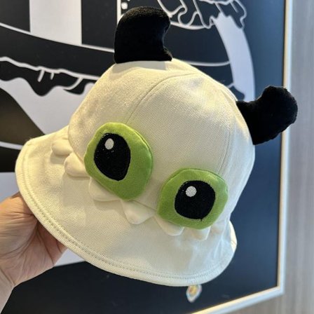 Fargerike Fiskehatter med Store Øyne og Lite Monster, Allsidige Trendy Reisehatter, Moderne og Morsomme Hatter