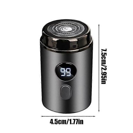 "Elektrisk Mini Rakapparat Uppladdningsbar Hela Kroppen Tvättbar Rese Bil Bärbar Herrrakapparat Smärtfri Sladdlös Trimmer Kniv Ansikte Skäggrakapparat