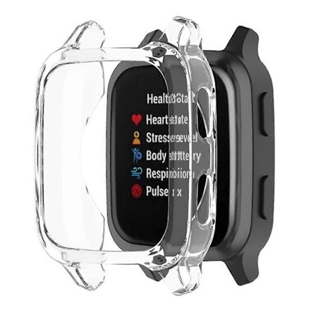 för Garmin Venu Sq / Venu Sq Music / Venu Sq 2 / Venu Sq 2 Music TPU Klockramsskydd Hollow-Xin