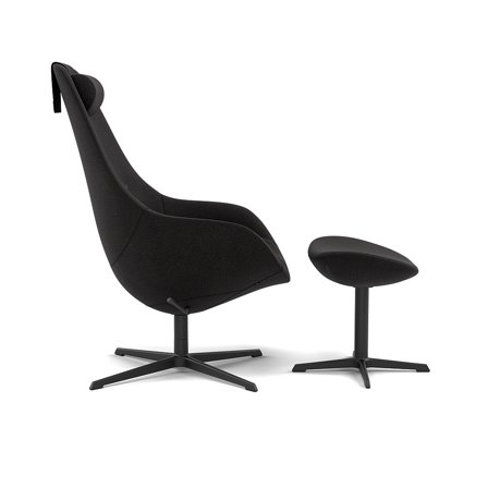 Varier Furniture Kokon - Black Wool - Black base