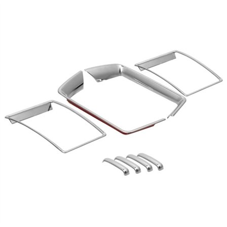 Dekorativt luftintagsram för bilens luftkonditionering, för Land Cruiser 200 LC200 2016-2020