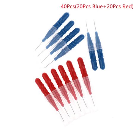 30/40/50/60 stk/eske Tannpirker Dental Interdentalbørste 0,6-1,5 mm Rengjøring Mellom Tennene Munnpleie Kjeveortopedisk I Form Tanntråd