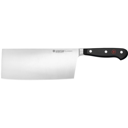 Wüsthof Classic Kinesisk Kokkekniv 18 cm' - 'Stål