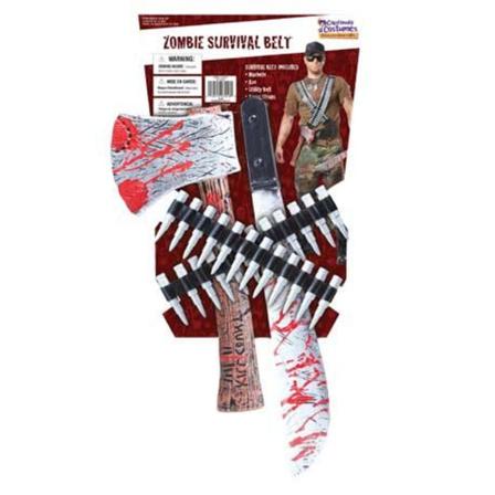 Zombie Hunter Kit Halloween Multicolor one size