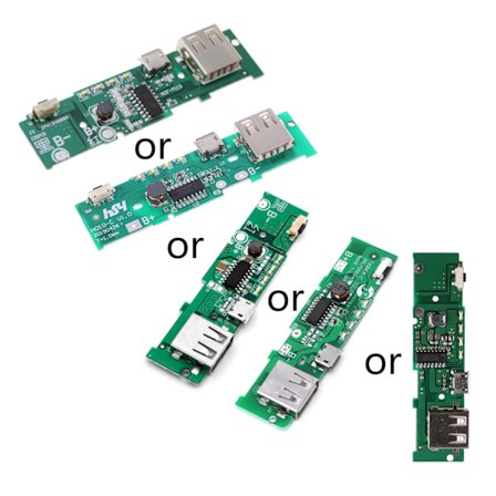 USB 5V 2A Mobiltelefon Power Bank Oplader PCB Board Modul Til 18650 Batteri
