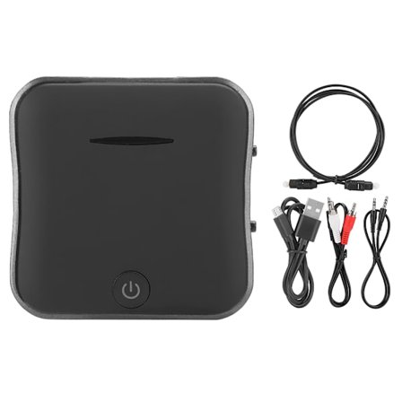 2 i 1 Trådløs Bluetooth 5.0 Sender Mottaker Lydadapter for Hjemmestereoanlegg