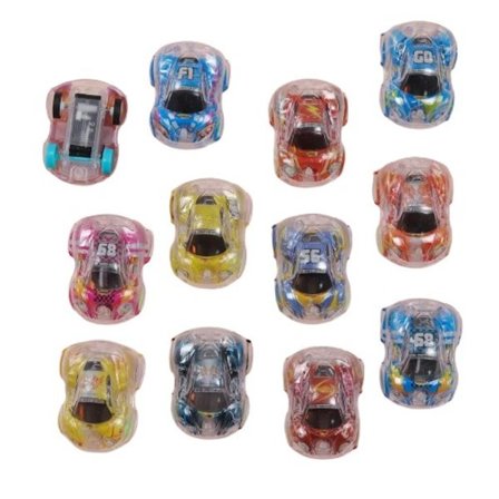 Tegneserie Gennemsigtig Træk Tilbage Bil Legetøj Børn Fest Gave Fødselsdagsfest Lille Gave