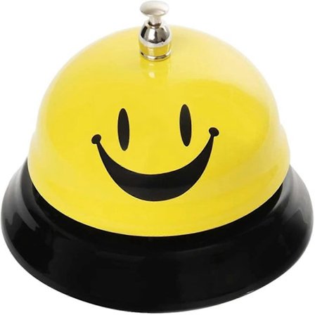 Vastaanottotiskin kello, ruostumattomasta teräksestä valmistettu keksi-kello tarjoilijalle, hotelliin, kauppaan, ravintolaan ja baariin