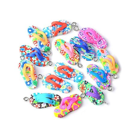 20 stk Strandsko Håndverk Flatback Cabochon Ornament smykker