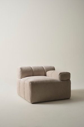 Jotex - Sofamodul Høyre BEIGE - DERMY - Kjøp Modulsofaer hos Jotex