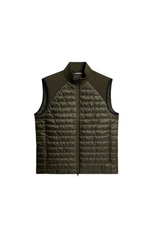 J.Lindeberg - Golf - Hayden Quilt Hybrid Vest - Green - Homme - L
