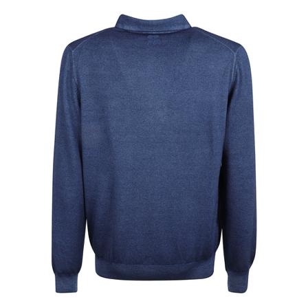 Lardini, Round-neck Knitwear Blauw, Heren, Maat:L