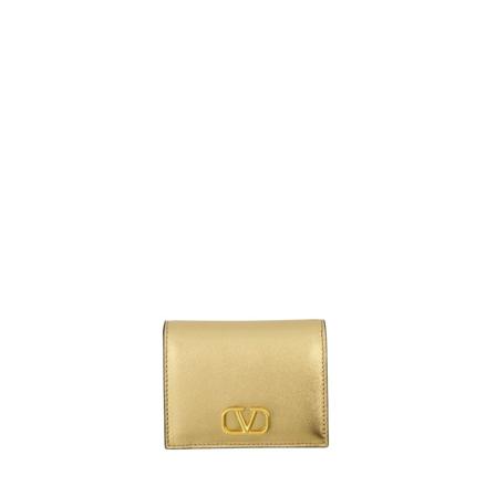 Valentino Garavani Wallets Cardholders Gul, Dame Punge og Kortholder, Størrelse: ONE Size