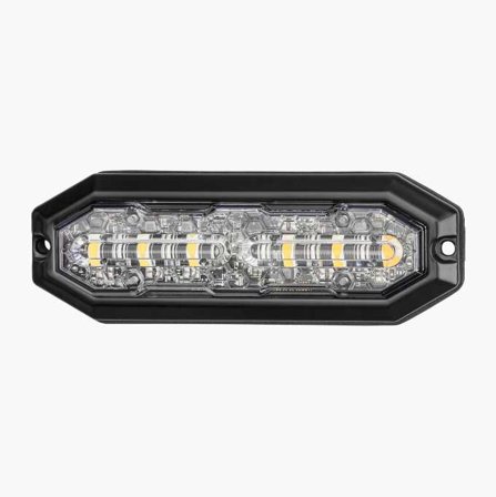 Blixtljus med 6 st. LED orange