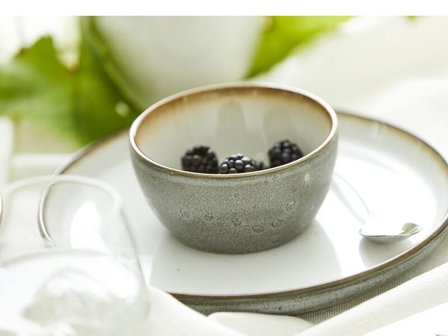 Bitz Gastro Skål Grå-Kremfarget 10cm