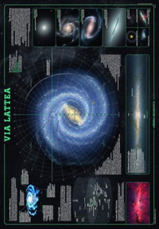 Via Lattea. Geoposter. Ediz. a colori