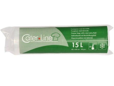 CATER LINE Fryspåse Caterline 15l, 34my 30/rl - Lyreco - Kök och servering - Plast och fryspåsar - Fryspåsar