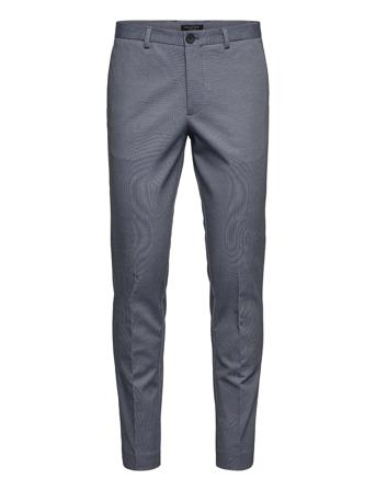 Slhslim-Aiden Aop Pants B Blue Selected Homme