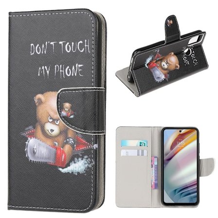 Wonderland Motorola Moto G40 Fusion / G60 Läppäkotelo - Bear