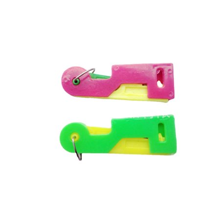 2 stk nåletreder, plast DIY treader, plast nål treader